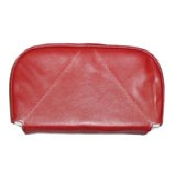 VESPA BACKREST PAD RED CREAM PIPING